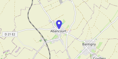 Carte OpenStreetMap — 22 Grand'Rue, Abancourt