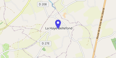 Carte OpenStreetMap — Le Bourg, La Haye-Bellefond