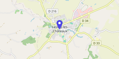Carte OpenStreetMap — 18 place du 8-Mai-1945, Lassay-les-Châteaux