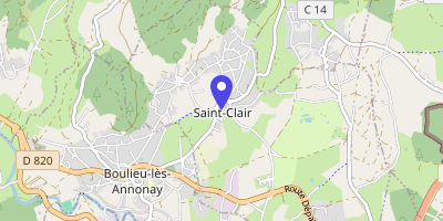 Carte OpenStreetMap — 2 rue du Souvenir, Saint-Clair