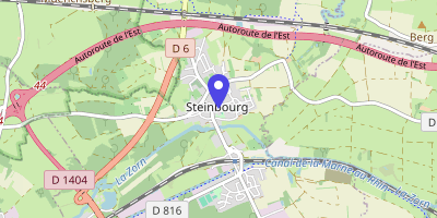 Carte OpenStreetMap — Place du Général-de-Gaulle, Steinbourg