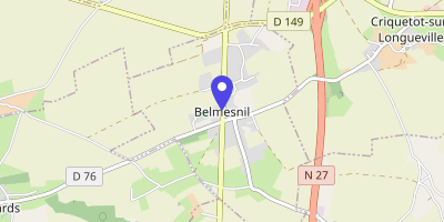 Carte OpenStreetMap — 45 route de la Mer, Belmesnil