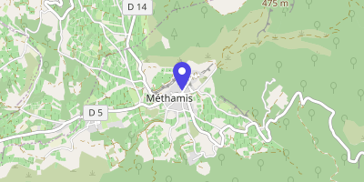 Carte OpenStreetMap — Place de la Mairie, Méthamis