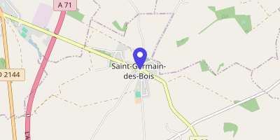Carte OpenStreetMap — 29 place de l'Église, Saint-Germain-des-Bois