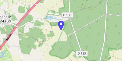 Carte OpenStreetMap — 3 rue de la Mairie, Montreuil-sur-Loir