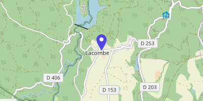 Carte OpenStreetMap — 2 rue de la Mairie, Lacombe