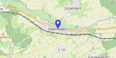 Carte OpenStreetMap — 54 rue de la Moder, Obermodern-Zutzendorf