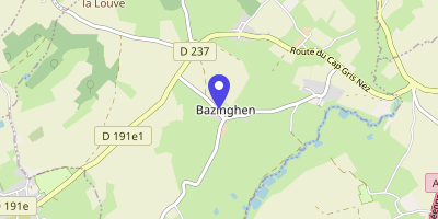 Carte OpenStreetMap — 20 impasse de la Mairie, Bazinghen