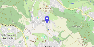 Carte OpenStreetMap — 17 rue des Moulins, Etzling