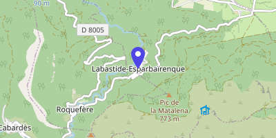 Carte OpenStreetMap — 3 impasse de la Mairie, Labastide-Esparbairenque