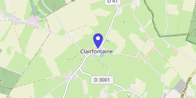 Carte OpenStreetMap — 17 rue du Petit-Versailles, Clairfontaine