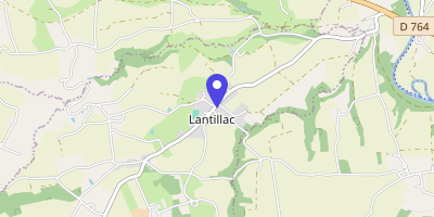 Carte OpenStreetMap — 6 place de la Mairie, Lantillac