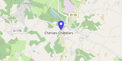 Carte OpenStreetMap — 1 route de Montemboeuf, Cherves-Châtelars