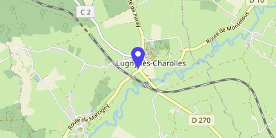 Carte OpenStreetMap — Place de Mex, Lugny-lès-Charolles