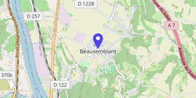 Carte OpenStreetMap — 455 route Barthélemy-de-Laffemas, Beausemblant