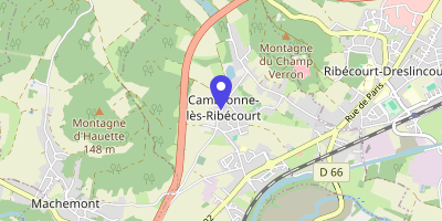 Carte OpenStreetMap — 120 rue de la Mairie, Cambronne-lès-Ribécourt