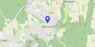 Carte OpenStreetMap — 8 place Roger-Salengro, Beaucourt