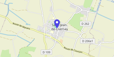 Carte OpenStreetMap — 16 rue du Docteur-Quoy, Saint-Jean-de-Liversay