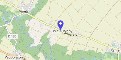 Carte OpenStreetMap — Grande rue, Isle-Aubigny