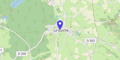 Carte OpenStreetMap — 1 place de la Mairie, La Guiche