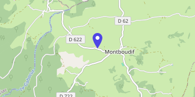 Carte OpenStreetMap — Le Bourg, Montboudif