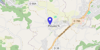 Carte OpenStreetMap — 1 parvis de l'abolition de la peine-de-mort, Ploulec'h