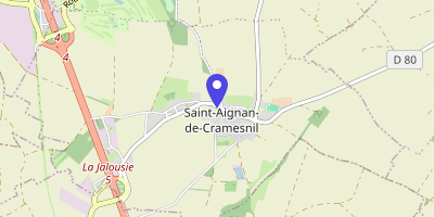 Carte OpenStreetMap — 12 rue du 7-Août-1944, Le Castelet