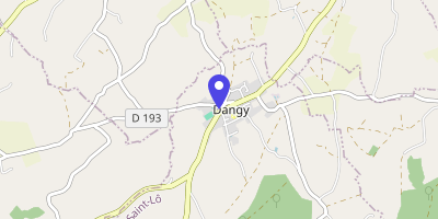 Carte OpenStreetMap — 8 place de la Mairie, Dangy