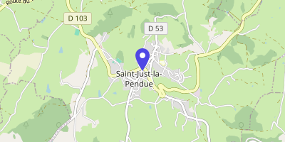 Carte OpenStreetMap — 52 rue du 11-Novembre, Saint-Just-la-Pendue