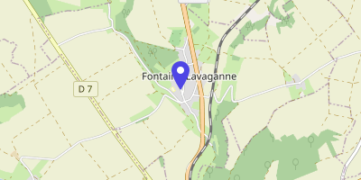 Carte OpenStreetMap — 14 rue de l'Église, Fontaine-Lavaganne