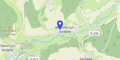 Carte OpenStreetMap — 1240 rue Saint-Ouen, Morville-le-Héron