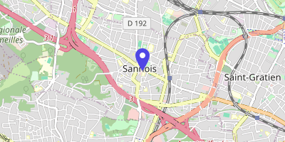 Carte OpenStreetMap — Place du Général-Leclerc, Sannois Cedex