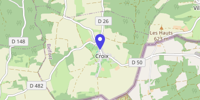Carte OpenStreetMap — 22 rue Principale, Croix