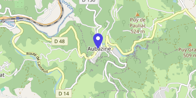 Carte OpenStreetMap — 3 place Léon-Canard, Aubazine