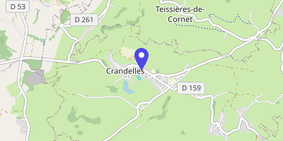 Carte OpenStreetMap — 2 place de la Liberté, Crandelles