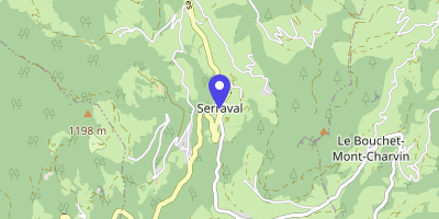 Carte OpenStreetMap — 1 route du Col-du-Marais, Serraval
