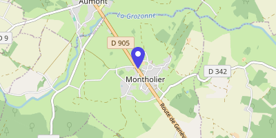 Carte OpenStreetMap — 360 route de Genève, Montholier