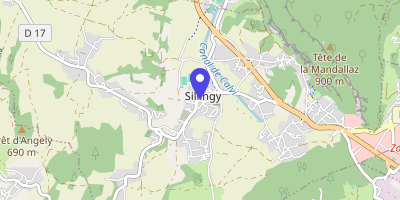 Carte OpenStreetMap — 121 place Claudius-Luiset, Sillingy
