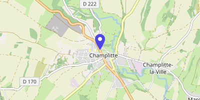 Carte OpenStreetMap — 33 bis rue de la République, Champlitte