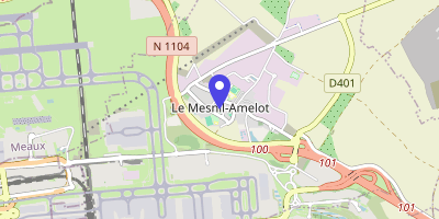Carte OpenStreetMap — 2 rue du Chapeau, Le Mesnil-Amelot