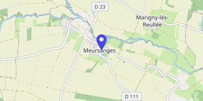 Carte OpenStreetMap — Place Claude-Gantheret, Meursanges