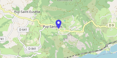 Carte OpenStreetMap — 1169 route des Puys, Puy-Sanières