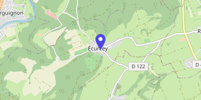 Carte OpenStreetMap — 1 rue des Forêts, Écurcey