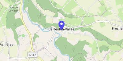 Carte OpenStreetMap — 3 rue de la Mairie, Bailleul-la-Vallée