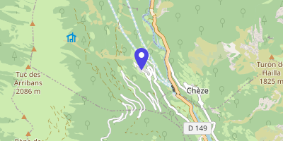 Carte OpenStreetMap — 9b rue des Ardoisiers, Viscos