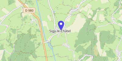 Carte OpenStreetMap — 58 place du 19-Mars-1962, Sigy-le-Châtel