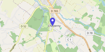 Carte OpenStreetMap — Place de l'Église, Cheverny