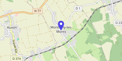 Carte OpenStreetMap — 1 rue du Pilori, Montigny-les-Monts