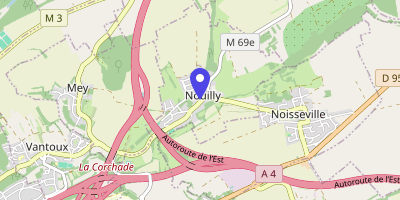 Carte OpenStreetMap — 25 rue de L'Isle-Jourdain, Nouilly