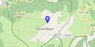 Carte OpenStreetMap — Le Village, Causse-Bégon